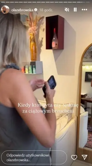 Aleksandra Żebrowska zaskoczyła fanów ciążowym brzuchem