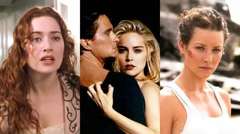 Kadry z filmów: "Titanic", "Nagi Instynkt", "Zagubieni"