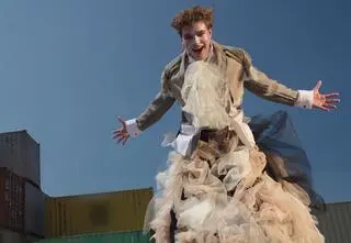 Hubert jako Joker w Top Model. Jak poradził sobie na wysokości?