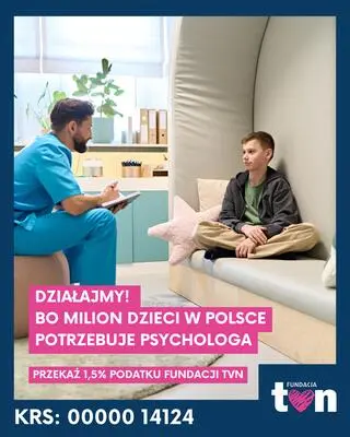 Przekaż 1,5% podatku Fundacji TVN 