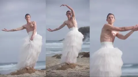 Top Model: Maciej zachwycił w damskiej kreacji