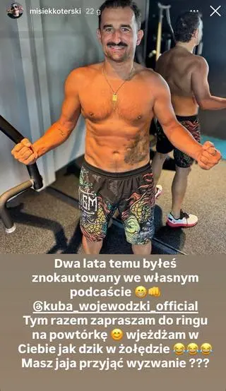 Misiek Koterski odpowiada Kubie Wojewódzkiemu