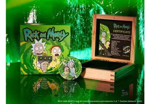Premiera monety kolekcjonerskiej "Rick and Morty". Współpraca Mennicy Gdańskiej z Warner Bros. Discovery Global Consumer Products