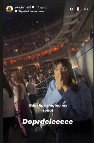 Dua Lipa zaśpiewała utwór Ewy Farnej. Jest reakcja piosenkarki