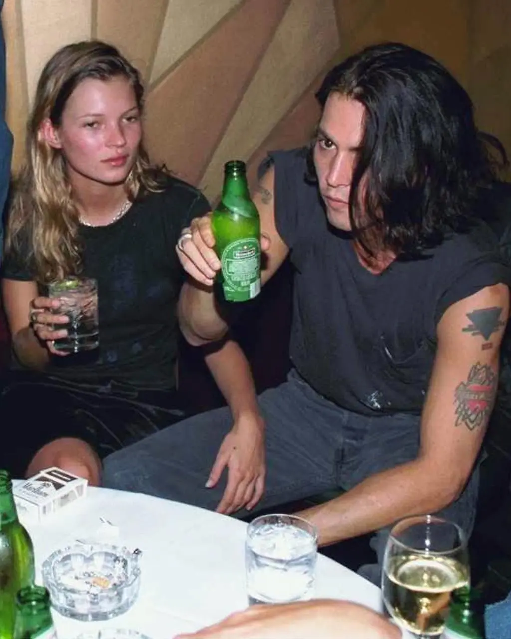 Kate Moss i Johnny Depp