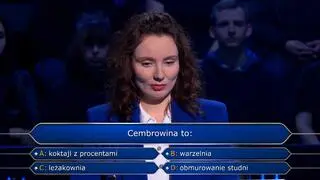 "Milionerzy" - pytanie o cembrowinę za 1000 zł