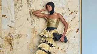 Top Model. Yaritza jako "piękna wojowniczka" na sesji