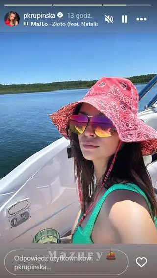 Paulina Krupińska na Mazurach