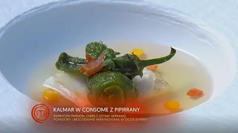 Wiktoria Nawara: Kalmar z consommé z pipirrany