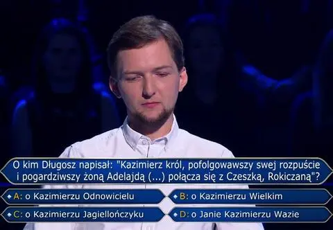 "Milionerzy". 10 pytań z historii. Nie wszyscy sobie z nimi poradzili