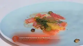 CARPACCIO Z MARYNOWANEGO ŁOSOSIA