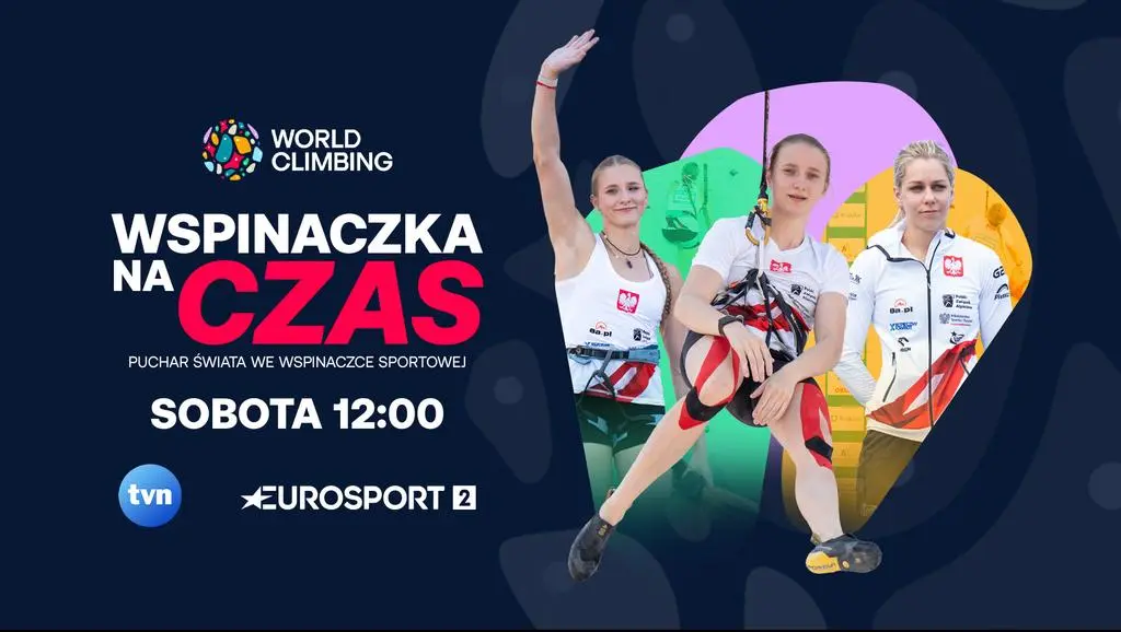 Puchar Świata we wspinaczce sportowej w Krakowie w sobotę w TVN, Eurosporcie 2, HBO Max i Playerze