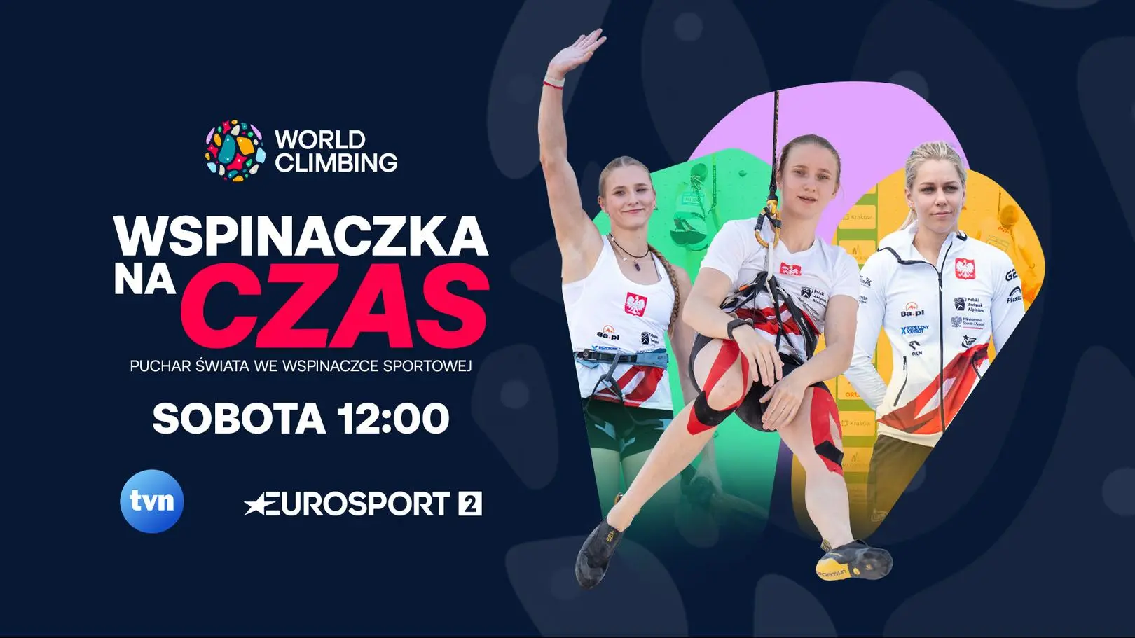 Puchar Świata we wspinaczce sportowej w Krakowie w sobotę w TVN, Eurosporcie 2, HBO Max i Playerze