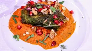 Gołąbki klasyczne z sosem grzybowym