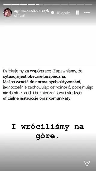 Agnieszka Włodarczyk poinformowała o sytuacji w Dubaju