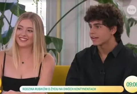 Córka Piotra Rubika zabrała chłopaka do "Dzień Dobry TVN". Helena Rubik niedawno skończyła 16 lat