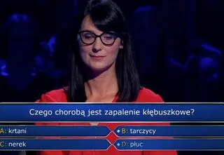 "Milionerzy". Czego chorobą jest zapalenie kłębuszkowe? Przy tym pytaniu będzie potrzebne koło ratunkowe