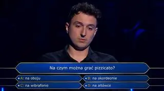 "Milionerzy". Na czym można grać pizzicato? Odpowiedź była warta 75 tysięcy