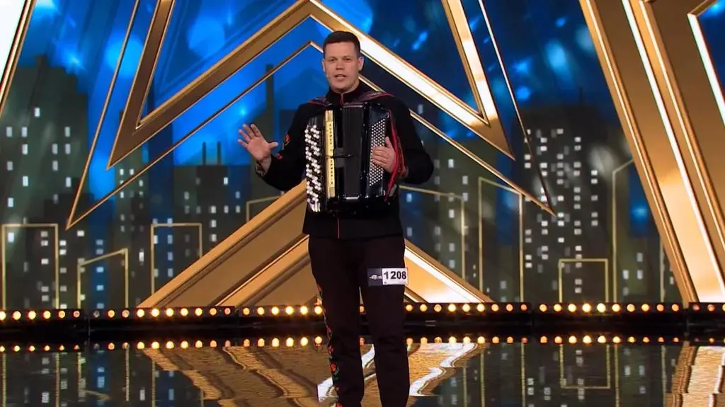 "Mam Talent!" odc. 7, Sławek z harmonią