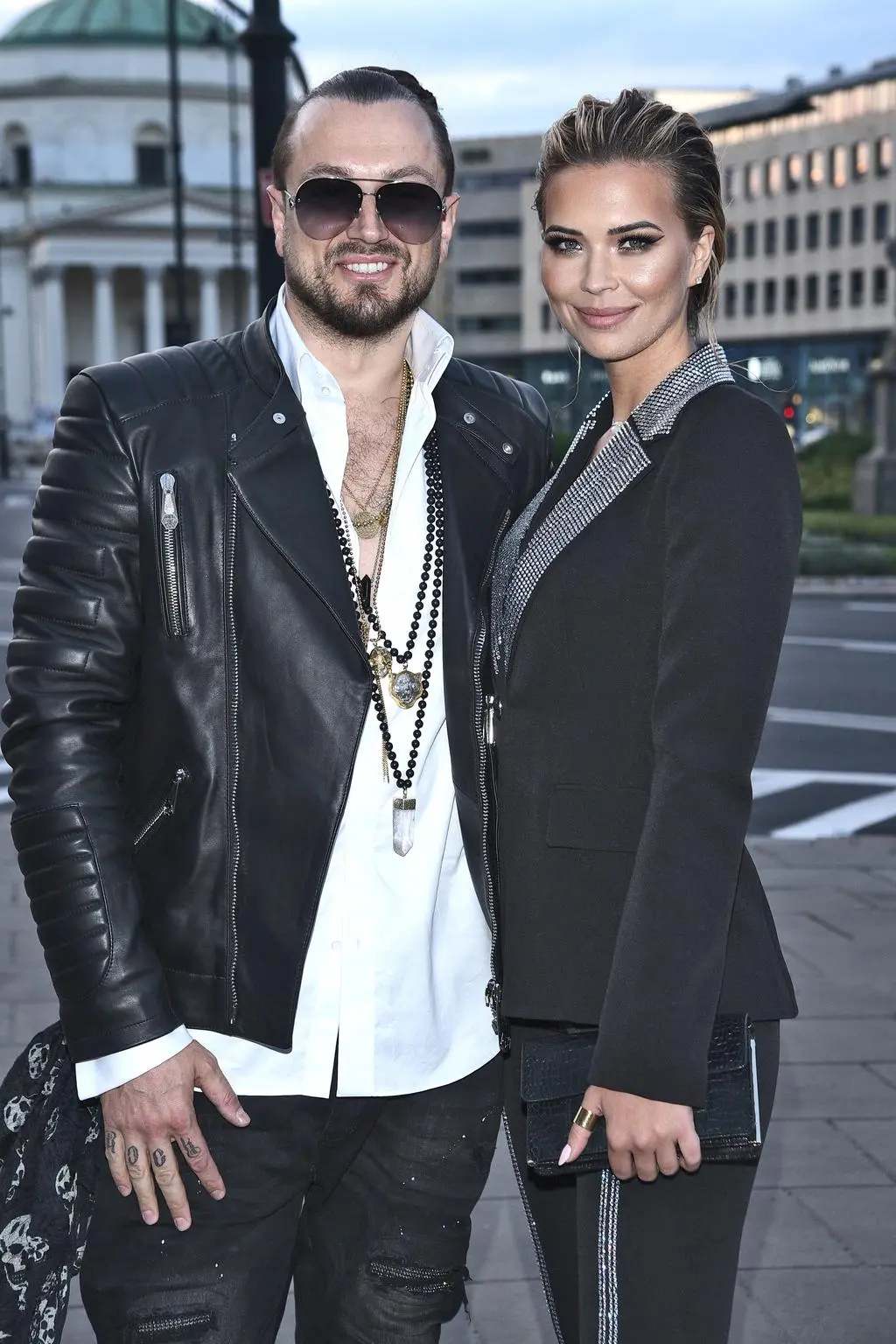 Sandra Kubicka i Aleksander Milwiw-Baron