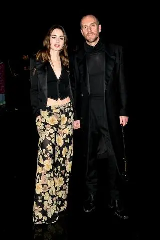 Lily Collins z mężem, Charliem McDowellem