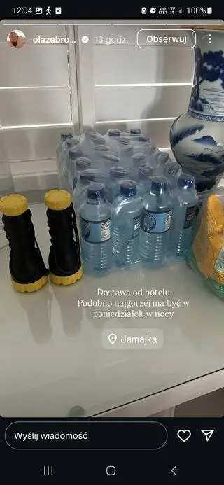 Screen InstaStories Aleksandry Żebrowskiej