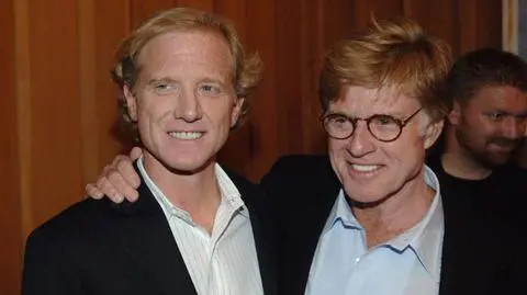 Robert Redford i jego syn James Redford 