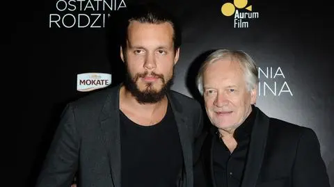 Andrzej Seweryn z synem Maximilienem