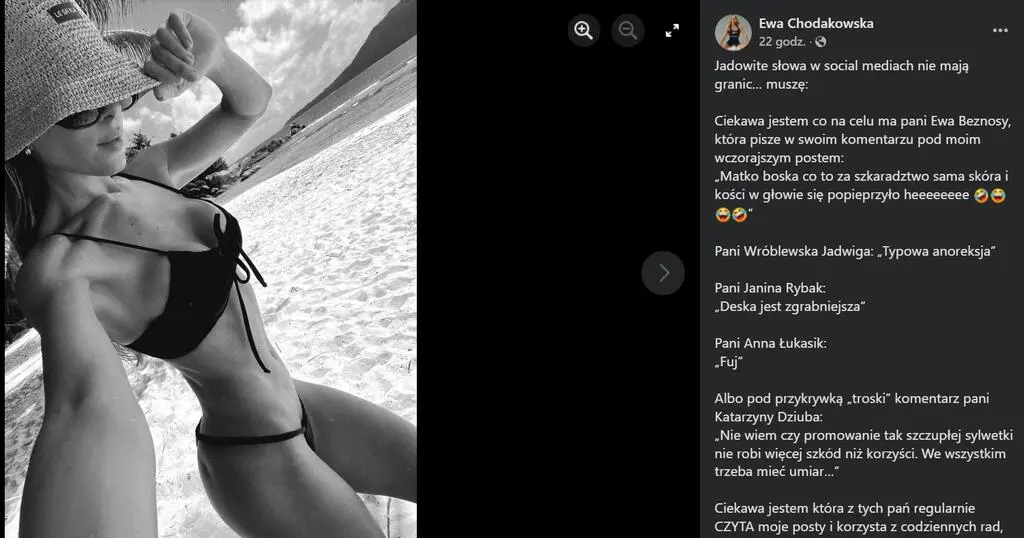 Ewa Chodakowska na temat swojej figury