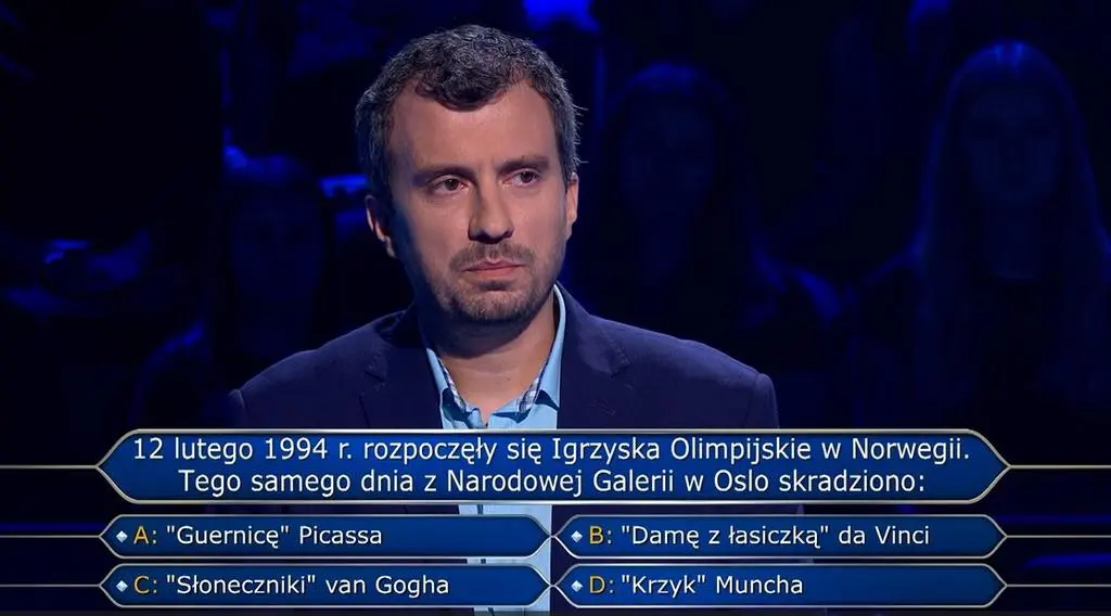 "Milionerzy", odcinek 770. Jaki obraz skradziono z Narodowej Galerii w Oslo w 1994 roku?