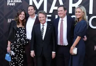 Martin Short z rodziną