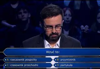 Wczesna odsłona Maanamu, wzuć i kostium Wilqa. Potrafisz odpowiedzieć na pytania z 769. odcinka "Milionerów"? 