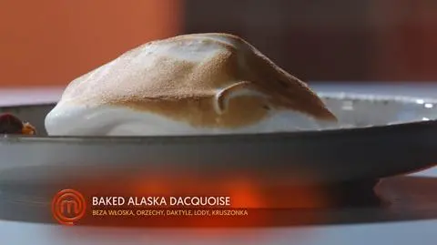 Rafał Suchożerbski: Baked Alaska ze smakami tortu Dacquoise