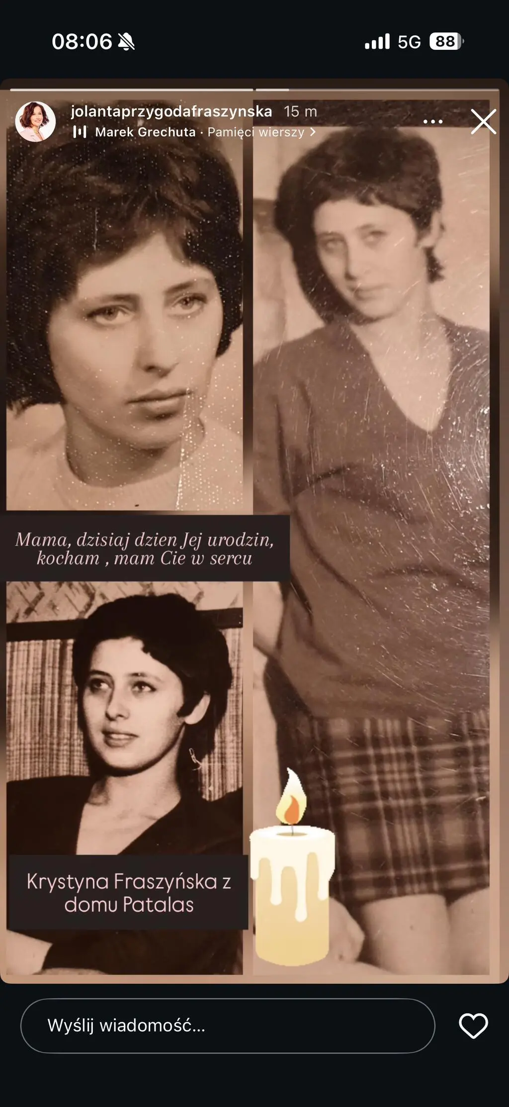 Mama Jolanty Fraszyńskiej