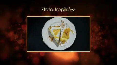 "Ugotowani 14". Przepis na sernik z mango, z polewą ze słodkiej kwaśnej śmietany i słodkim kataifi Kasi z Warmii