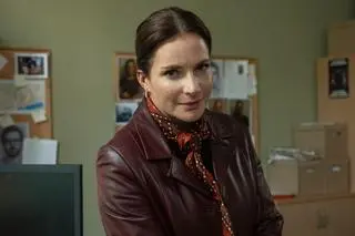 Anna Dereszowska jako Izabela Muszyńska w serialu "Młode gliny"