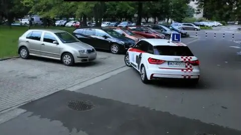 Nauka jazdy. Niebezpieczny incydent na drodze w Gliwicach