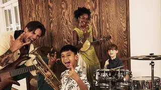 "Top Model". Sesja z Magdaleną Boczarską i dziećmi