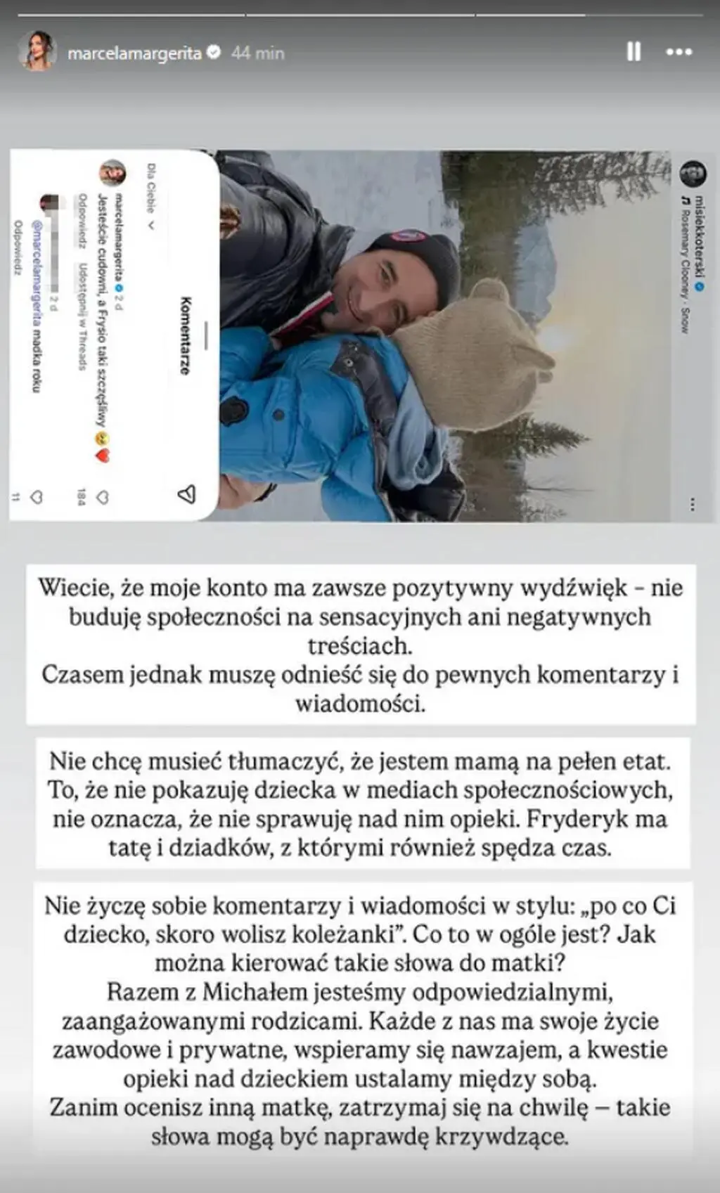 Marcela Leszczak odpowiedziała na słowa internautki
