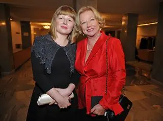 Bożena Dykiel z córką Marią