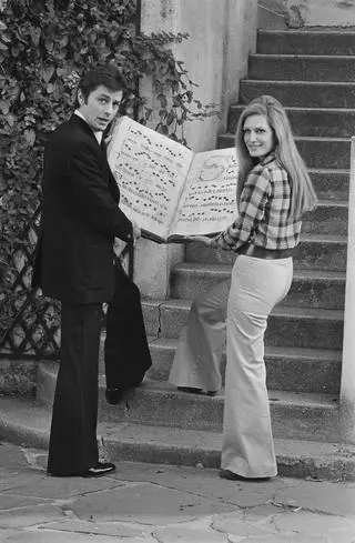 Dalida i Alain Delon