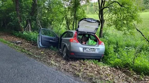 Uciekał przed policją przez las. Pościg zakończył się w rowie, lista zarzutów jest długa