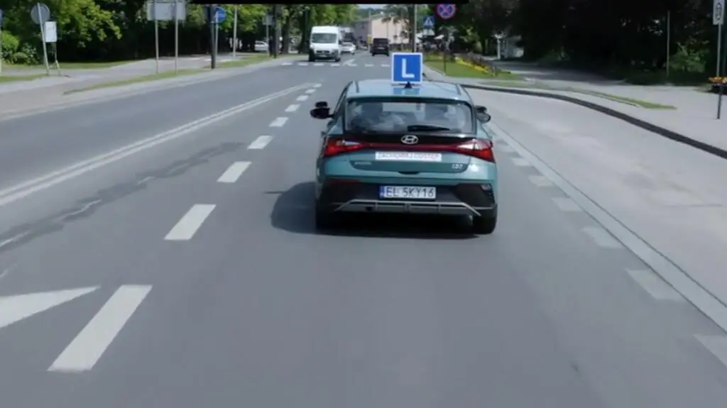 Druga godzina jazdy Darka. 