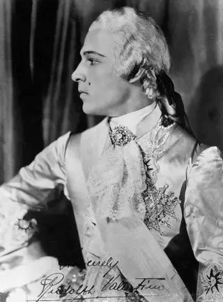 Autograf Rudolpha Valentino