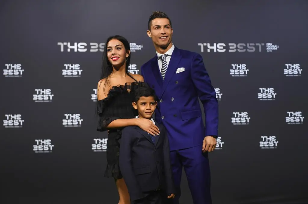 Cristiano Ronaldo, Georgina Rodríguez i Cristiano Junior