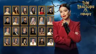 The Traitors. Zdrajcy: Malwina Wędzikowska i uczestnicy