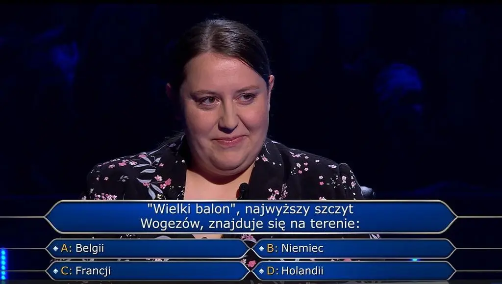 "Milionerzy", odcinek 772. Gdzie znajduje się najwyższy szczyt Wogezów?