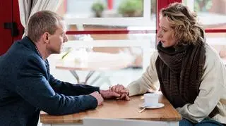 Kadr z serialu TVN "Na Wspólnej".