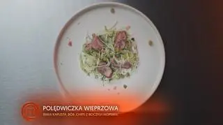 Polędwiczka Wieprzowa z Kapustą, Bobem i Boczkiem