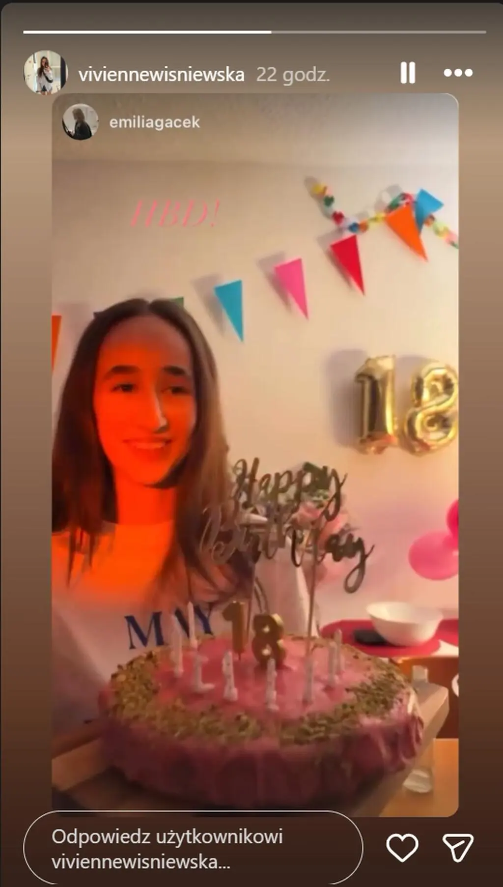 Córka Michała Wiśniewskiego świętuje 18. urodziny